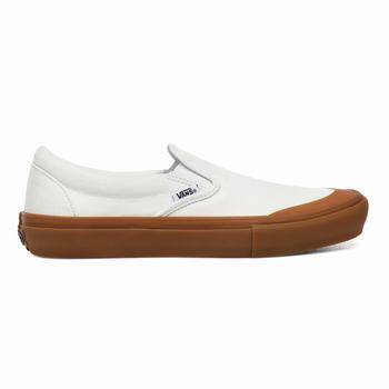 Vans Slip-On Pro - Miesten Tennarit - Pearl/Gum